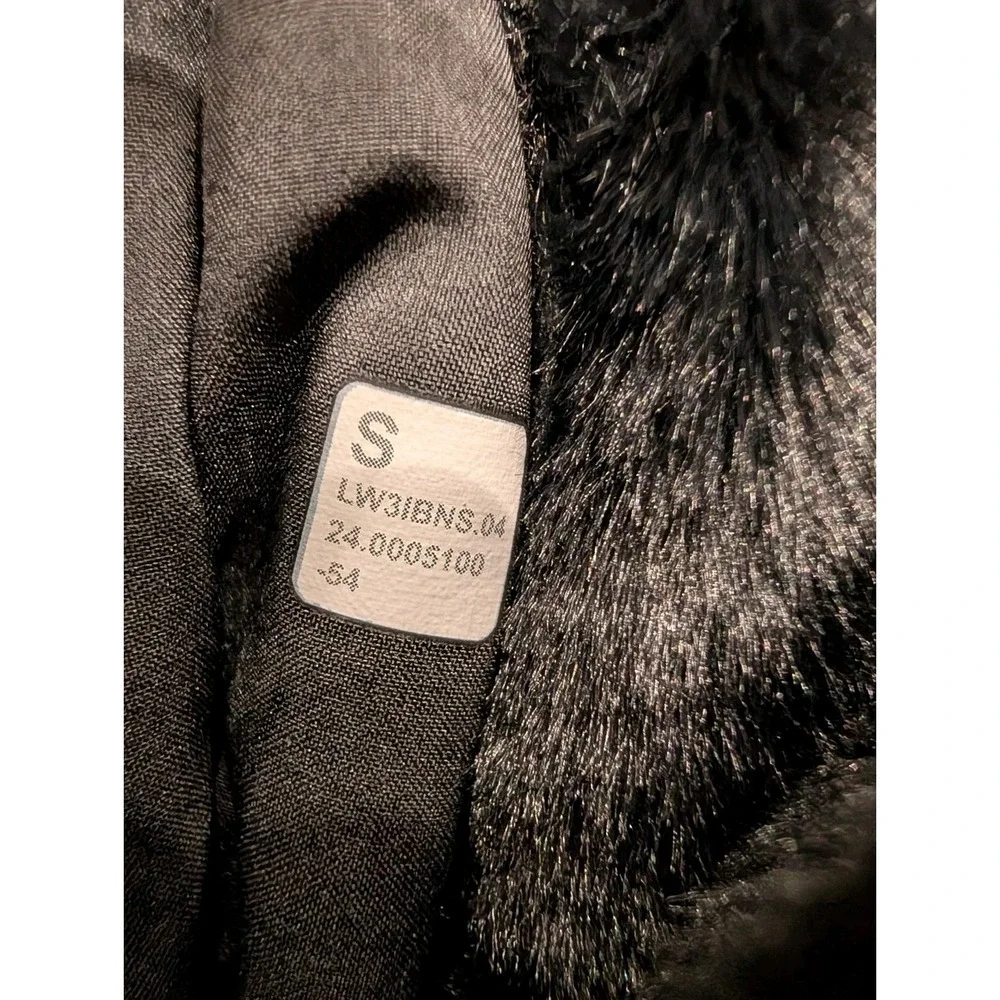 Lululemon Plush Fleece Oversized-Collar Jacket Black Size Small W3IBNS